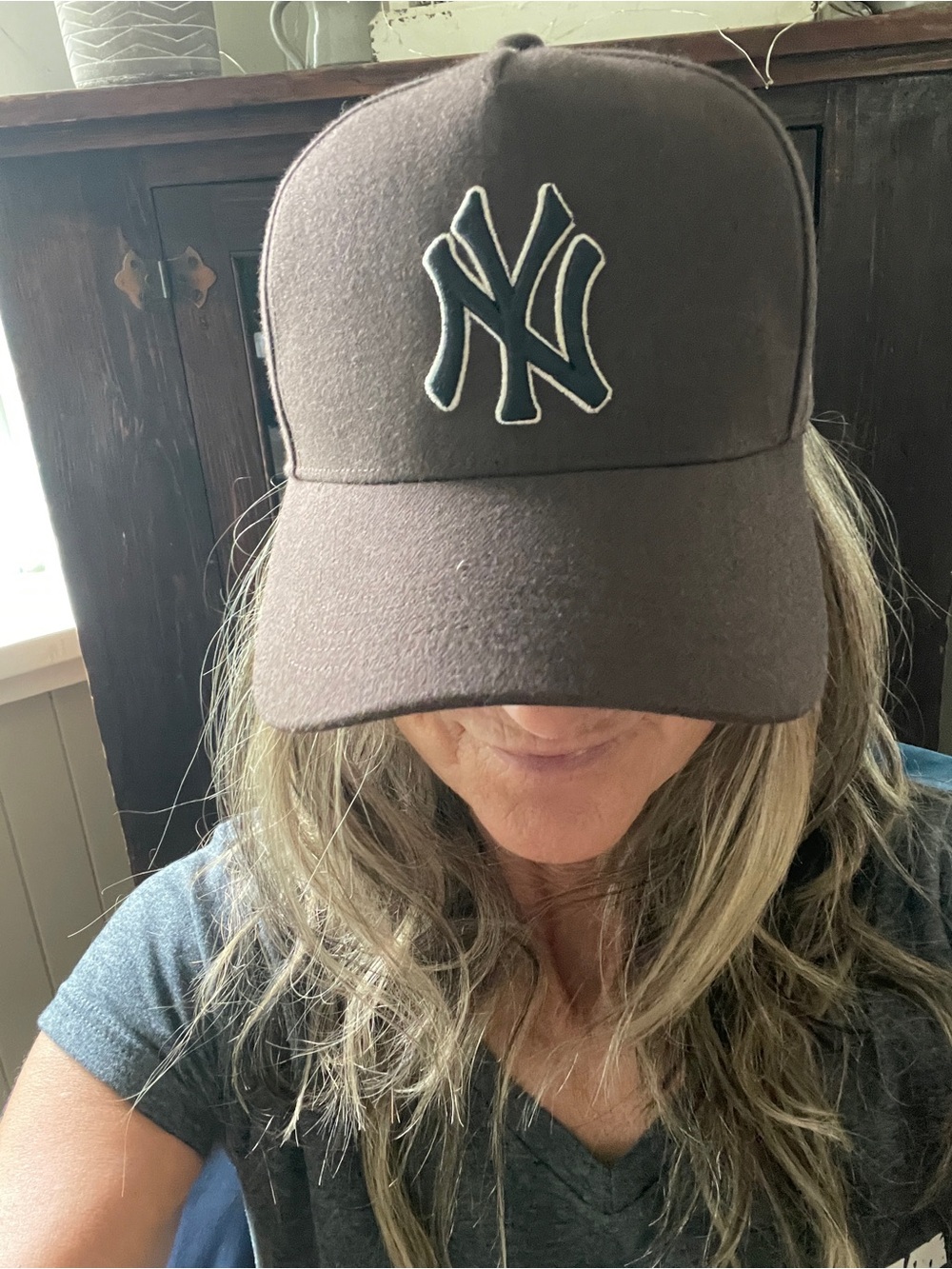 Genuine Merchandise Brown NY Logo Baseball Hat